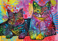 PFG Jolly PetS: consacré 2 chats, Dean Russo (1000pcs) (utilisation / utilisée - puzzles pour de bon)