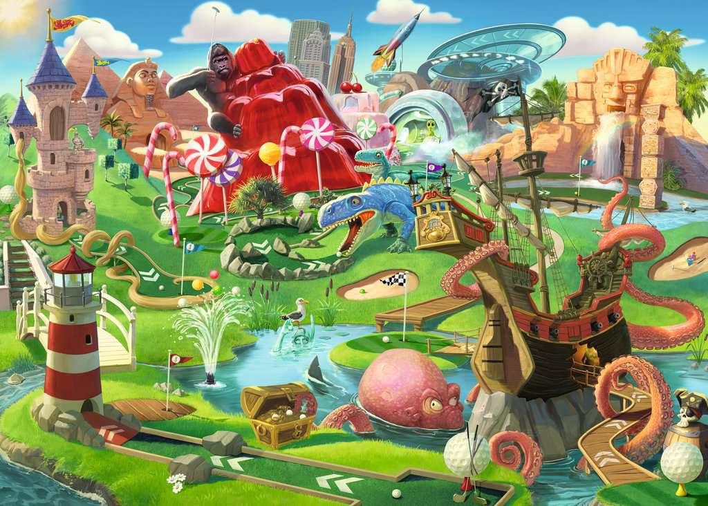 Ravensburger Putt Putt Paradise (500 Large)