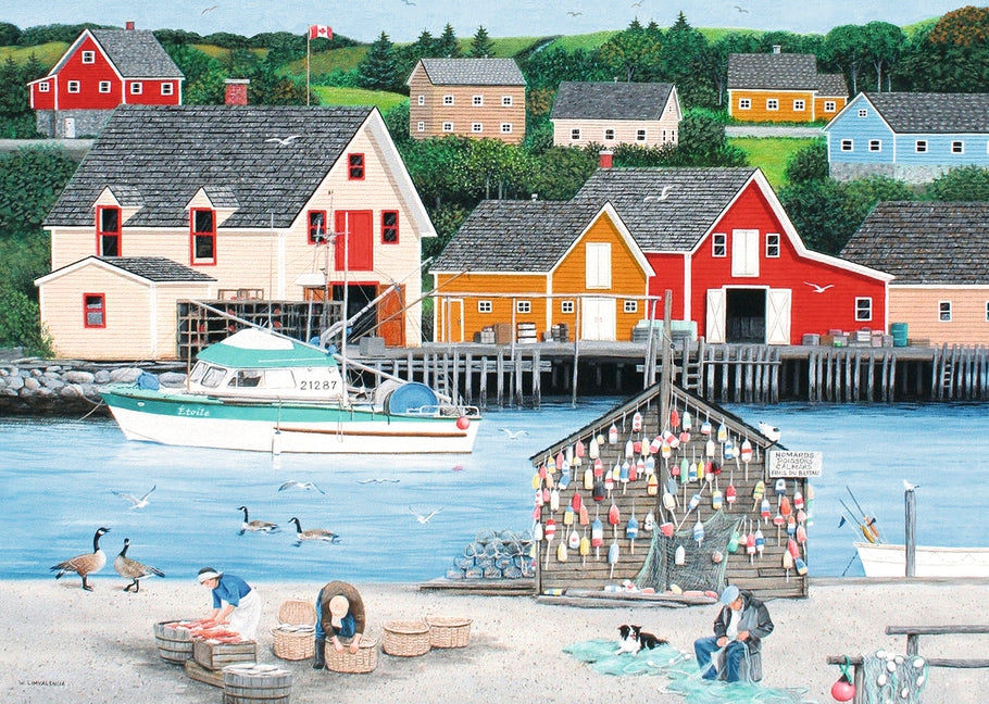 DMG Ravensburger Fisherman's Cove - Canadian Collection (1000pcs) (DAMAGED BOX)
