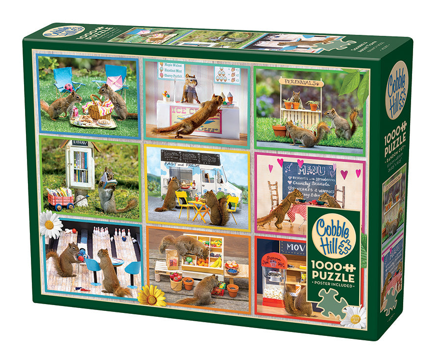 Écureuils en ville (1000pcs)
