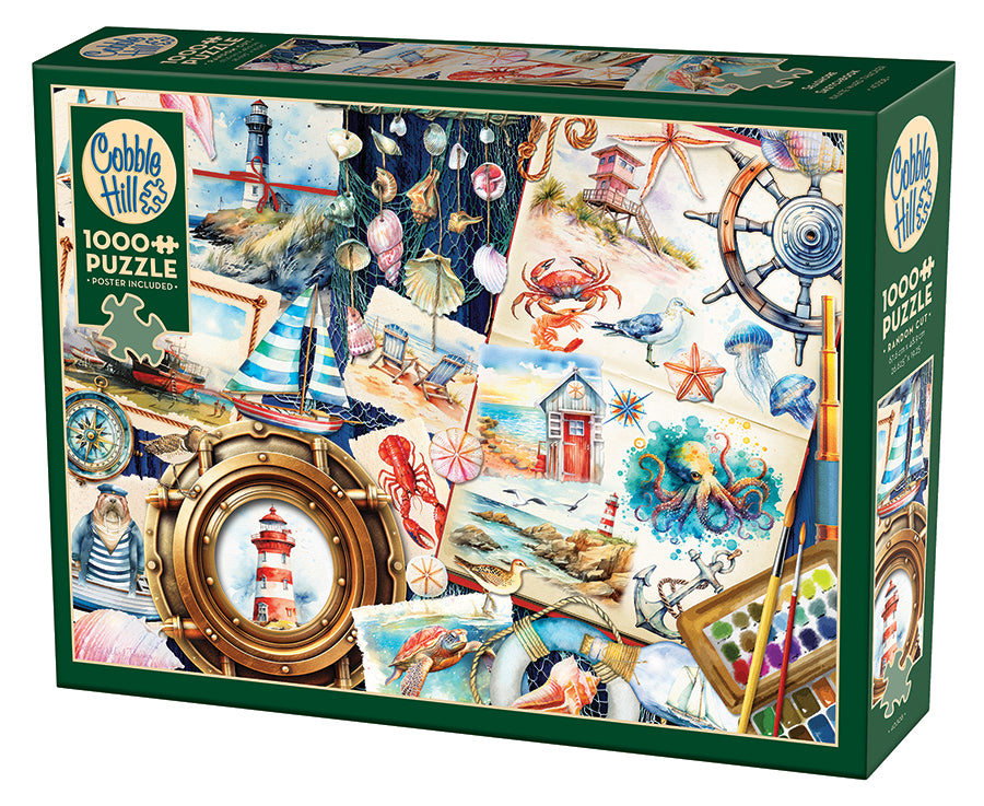 Seashore Sketchbook, Kate Ward Thacker (1000pcs)
