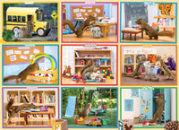 Écureuils à l'école (1000pcs)