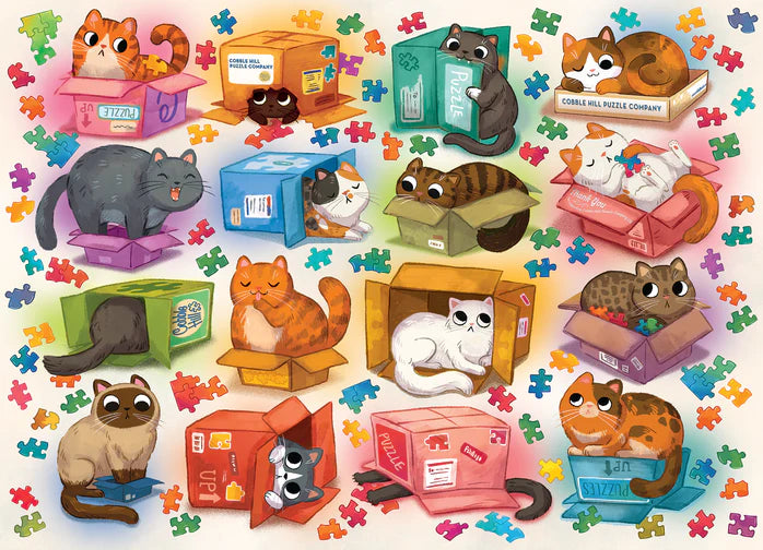 Chats contre puzzles, Michelle Simpson (1000 pièces)