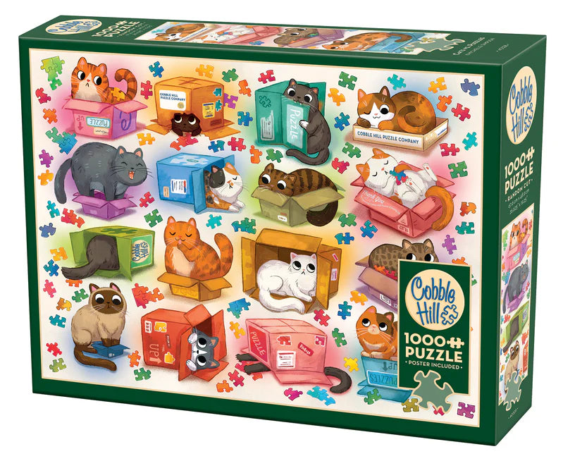 Chats contre puzzles, Michelle Simpson (1000 pièces)