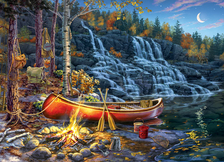 Waterfall Camp, Darrell Bush (1000pcs)
