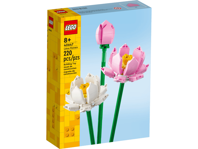 Fleurs de lotus LEGO® (220 pièces)