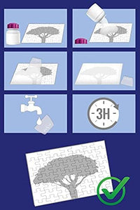 Gale de puzzle de gabarit et de puz (120 ml)