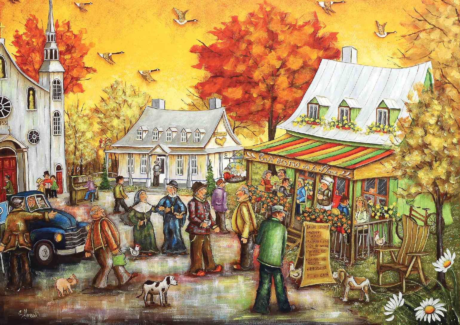 PFG Cafe Bistro (Café Bistro de la Place) (Usage/Used - PUZZLES FOR GOOD)