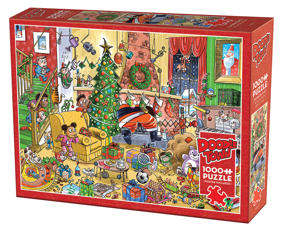 DoodleTown: Catching Santa, Dave Whamond (1000pcs)