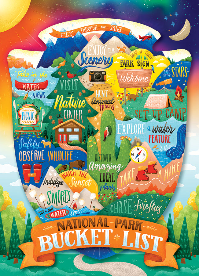Liste des seaux du parc national (500pcs)