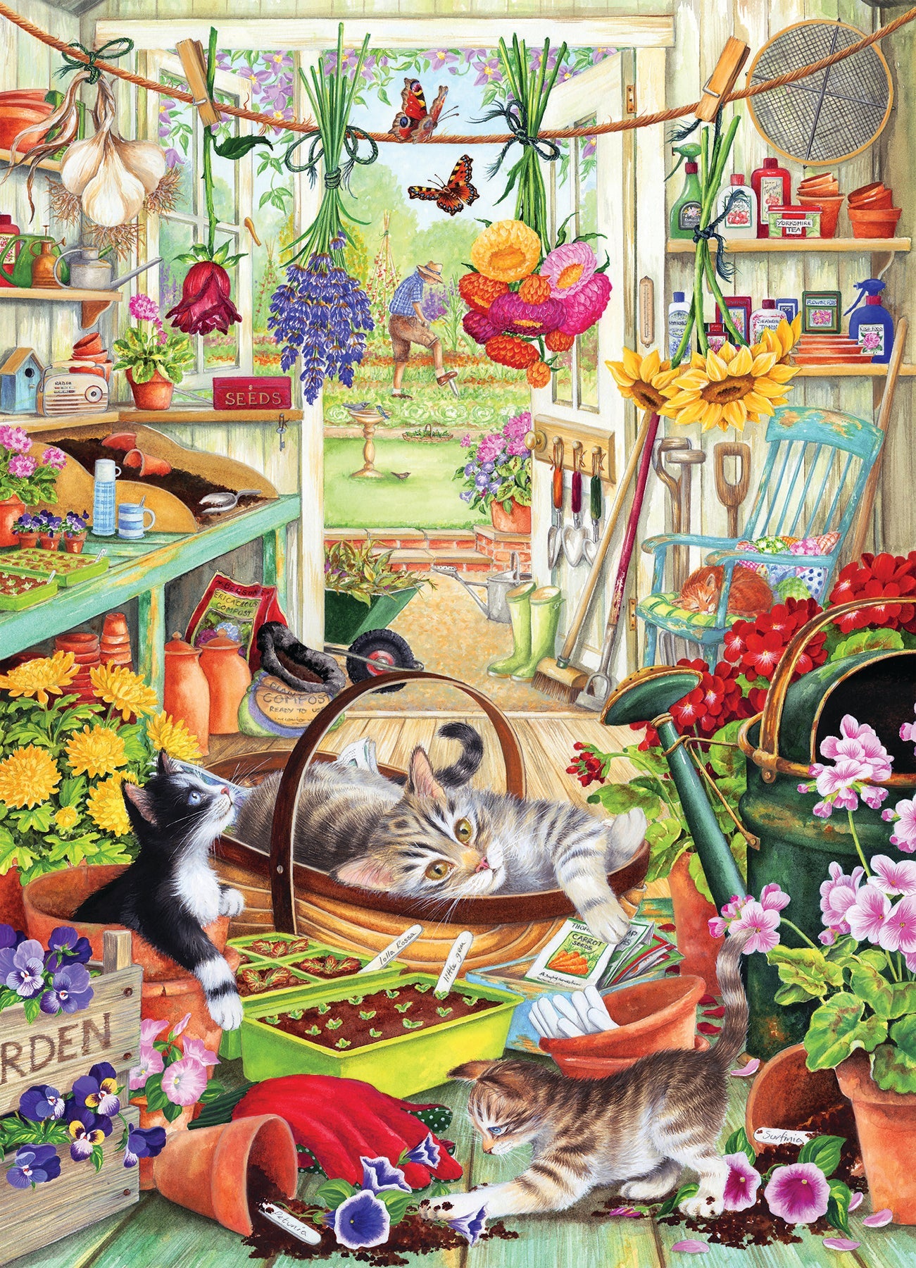 Chats à hangar, Claire Comerford (500pcs)