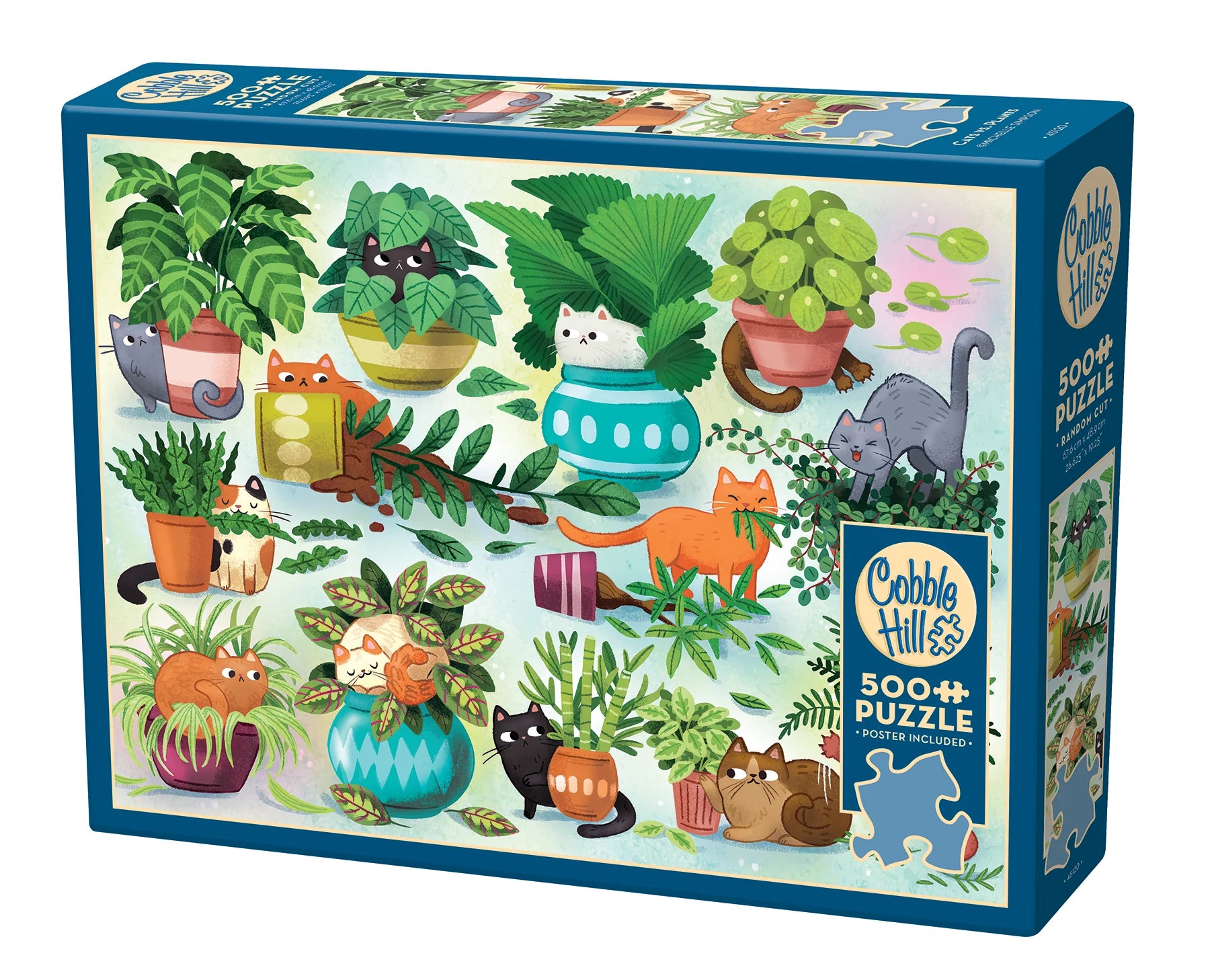 Cats vs. Plants, Michelle Simpson (500pcs)