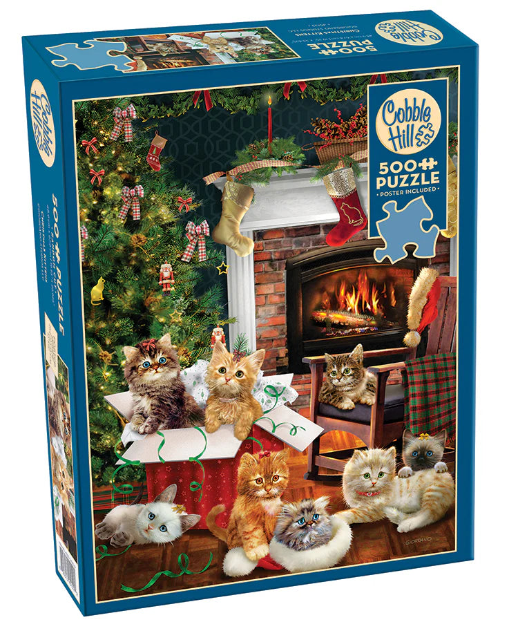 Chatons de Noël, Greg Giordano (500 pièces) 