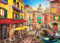 PFG Canal Cafe Venice, David MacLean (1500pcs) (utilisation / utilisée - puzzles pour de bon)
