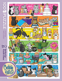 Puzzle Chess - Doodle Cats (100pcs)