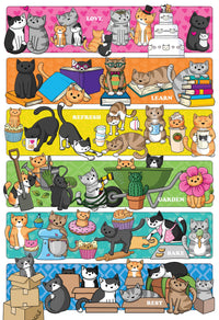 Puzzle Chess - Doodle Cats (100pcs)