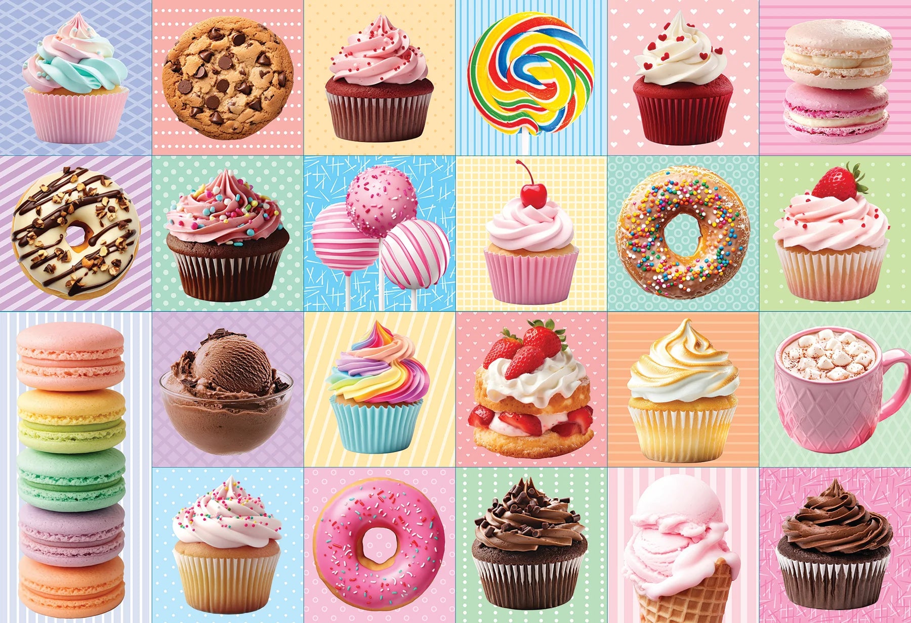 Puzzle Chess - Yum Yums (100pcs)