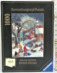 PFG Ravensburger Winter Fun, Pauline Paquin (1000pcs) (Usage/Used - PUZZLES FOR GOOD)