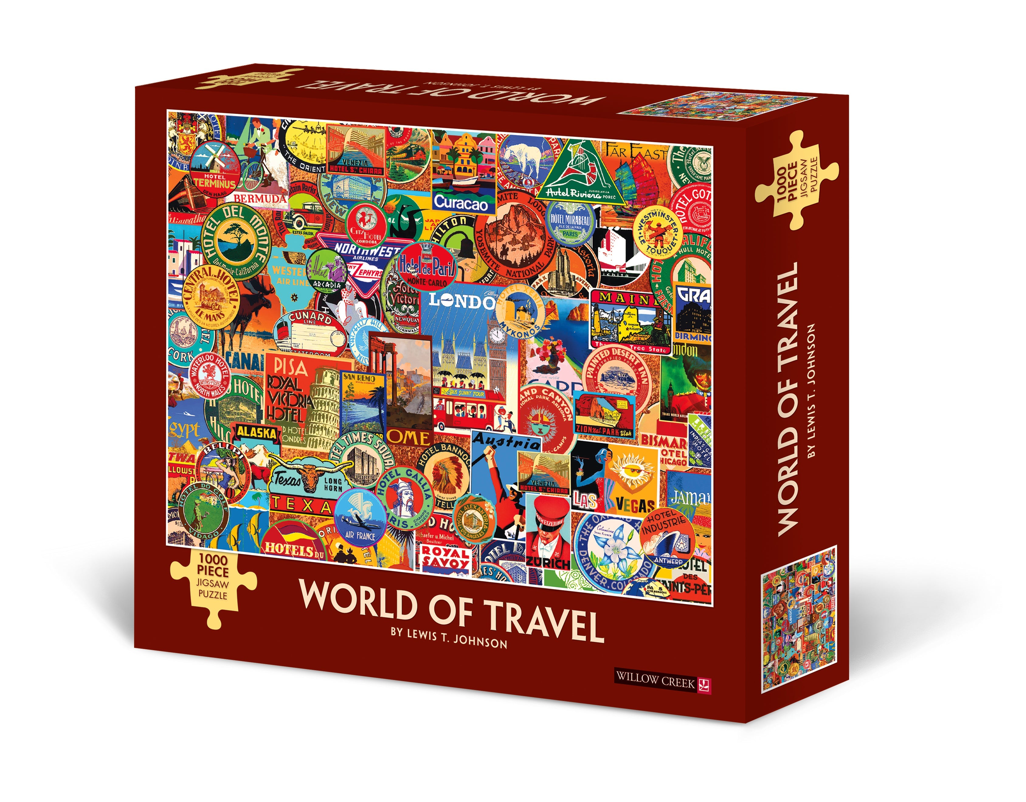 PFG World Of Travel (1000pcs) (Usage/Used - PUZZLES FOR GOOD)