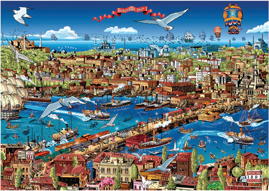 PFG Istanbul 1895 (3000pcs) (Usage/Used - PUZZLES FOR GOOD)