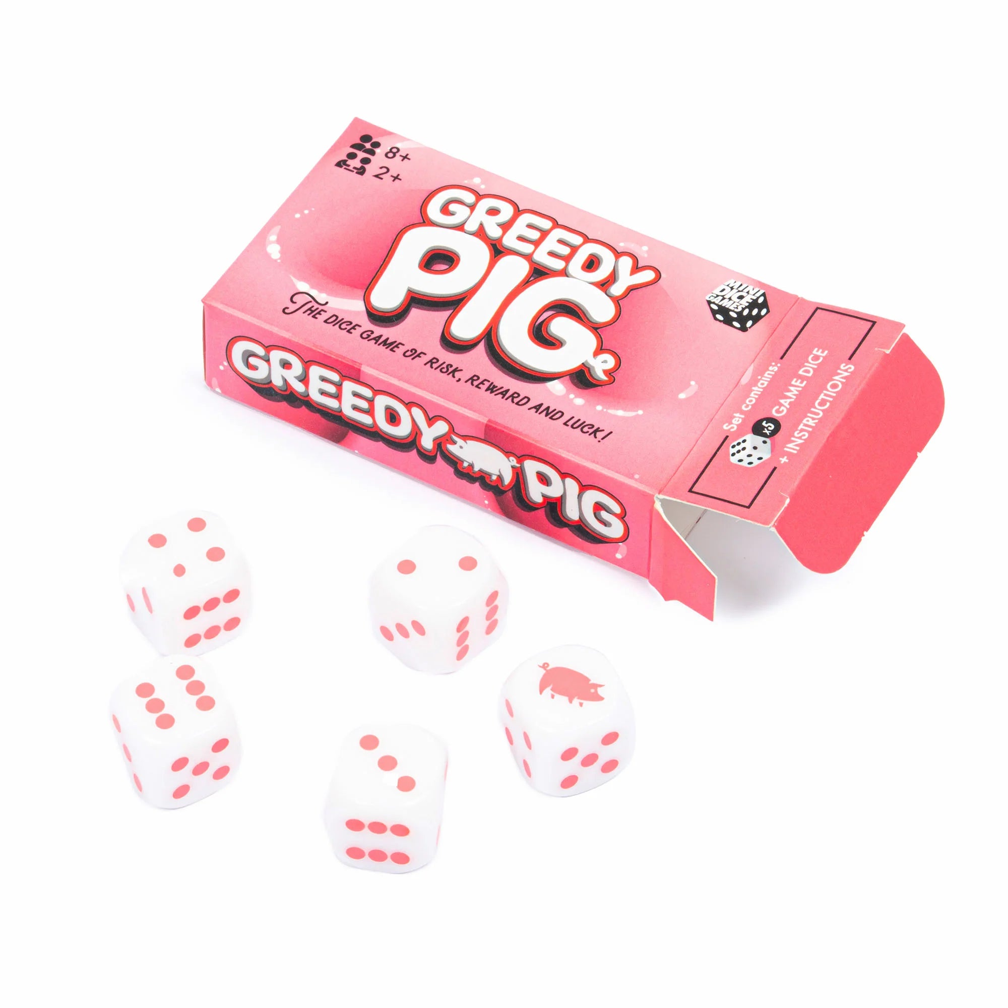 Mini jeux de dés - Le cochon gourmand