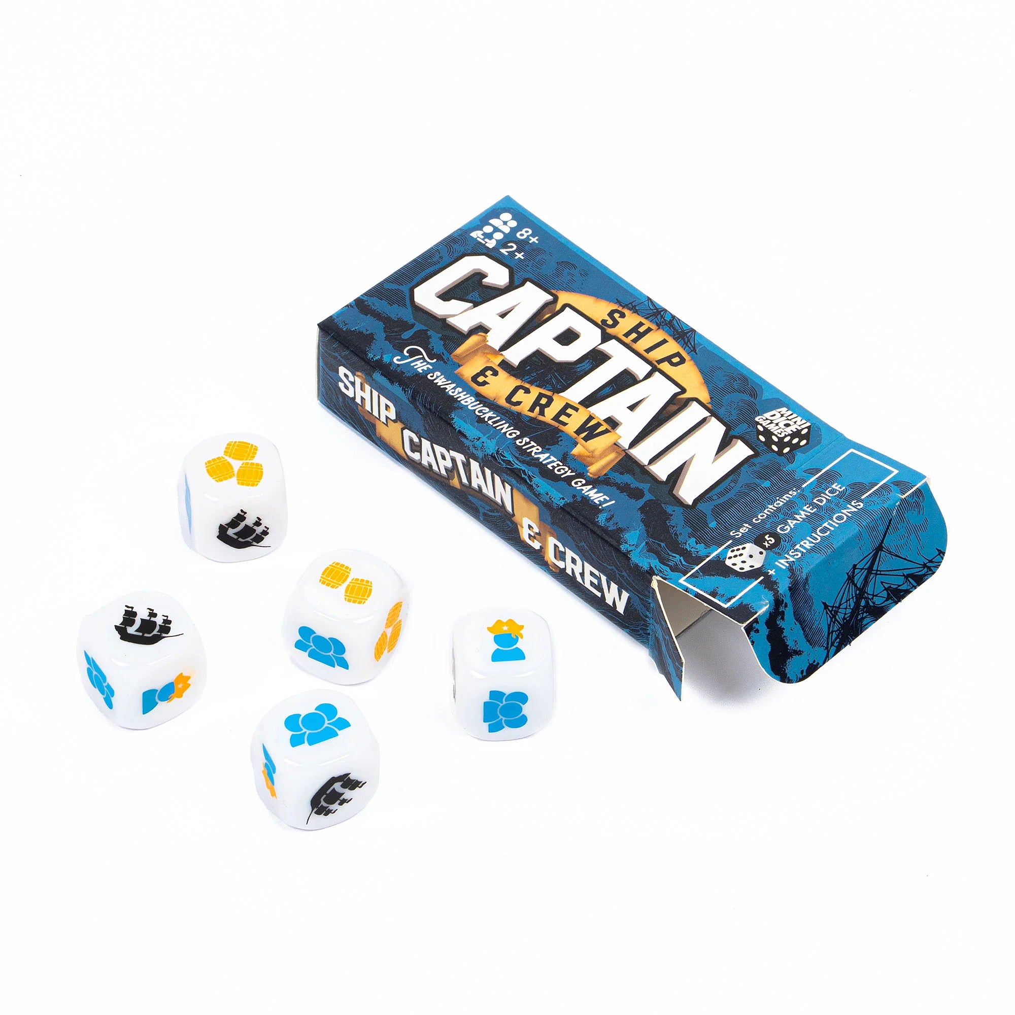 Mini jeux de dés - Capitaine et équipage