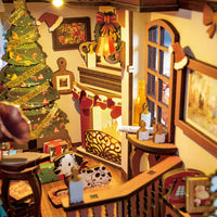 Book Nook - Christmas Indoor Scene (Wood)