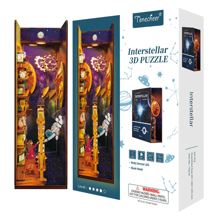 Book Nook - Interstellar (Wood with dust cover)