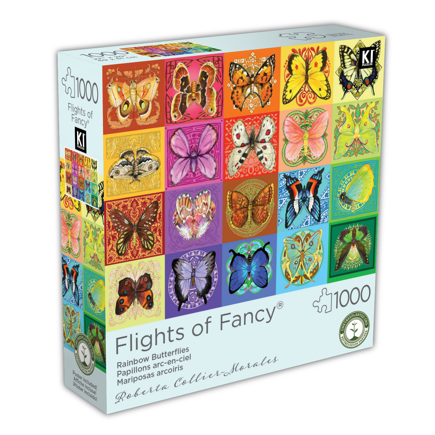 Flights of Fancy - Rainbow Butterflies (1000pcs)