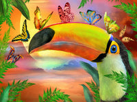 Toucan & Butterflies, Carol Cavalaris (1000pcs)