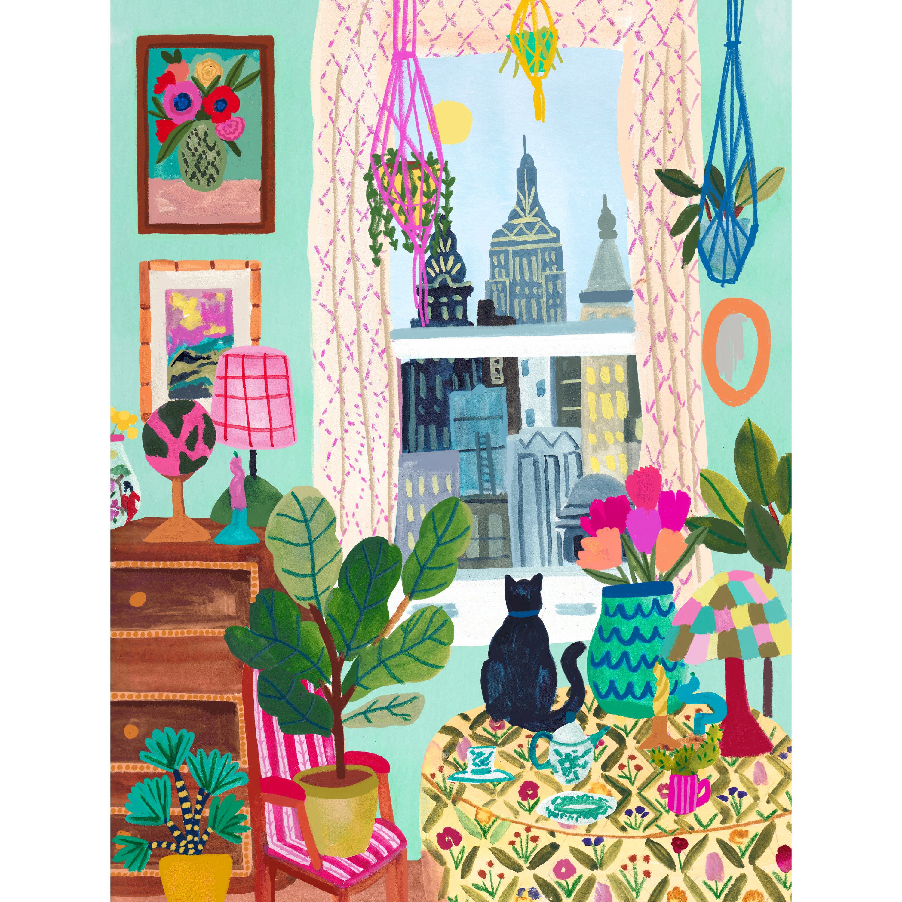 Hygge - Chat de New York, Rhi James (Bougie BONUS) (500 pièces)