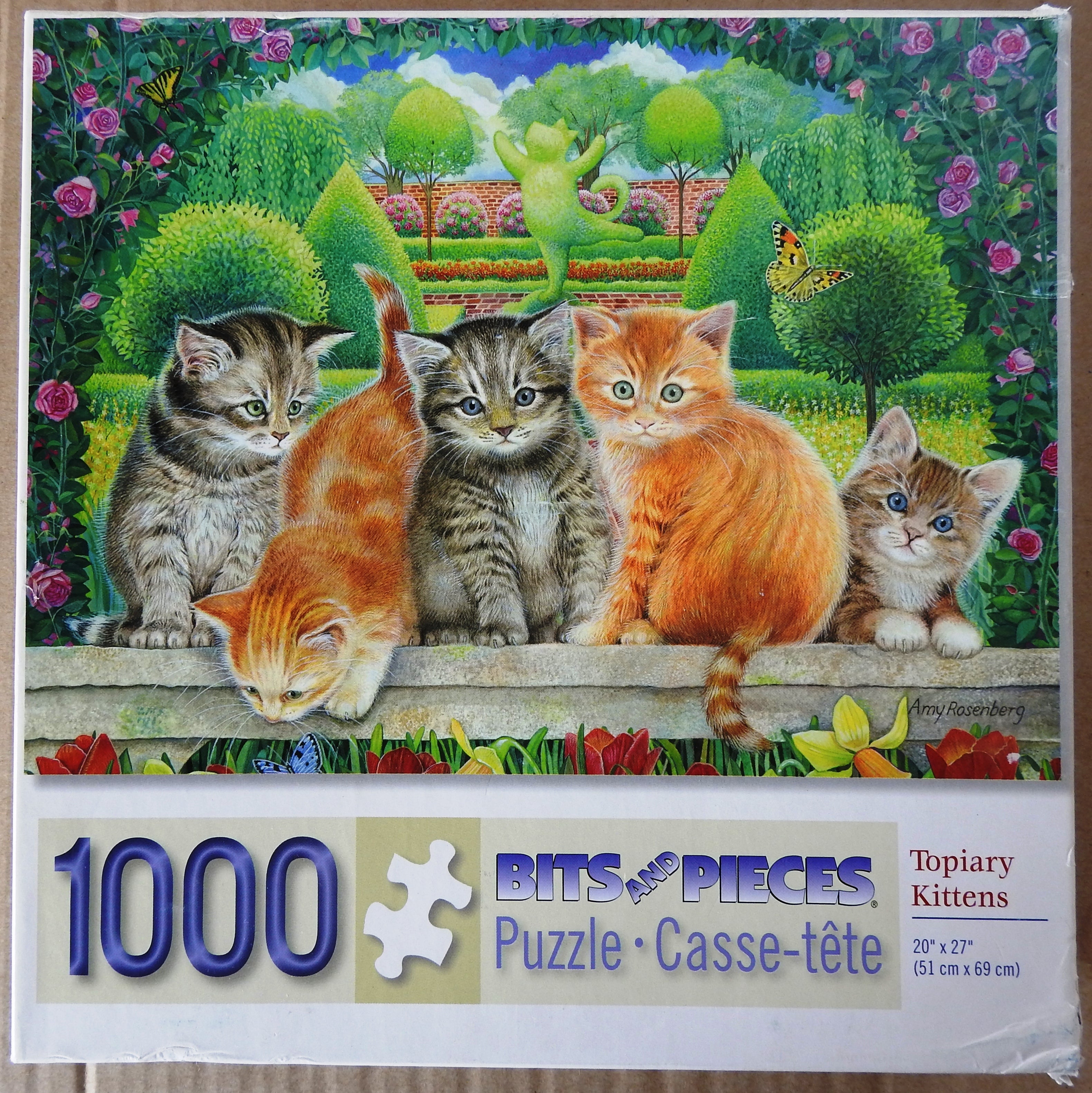 PFG Topiary Kittens (Usagé/Used - PUZZLES FOR GOOD)