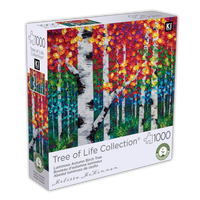 Tree of Life Collection - Luminous Autumn Birch Tree (1000pcs)