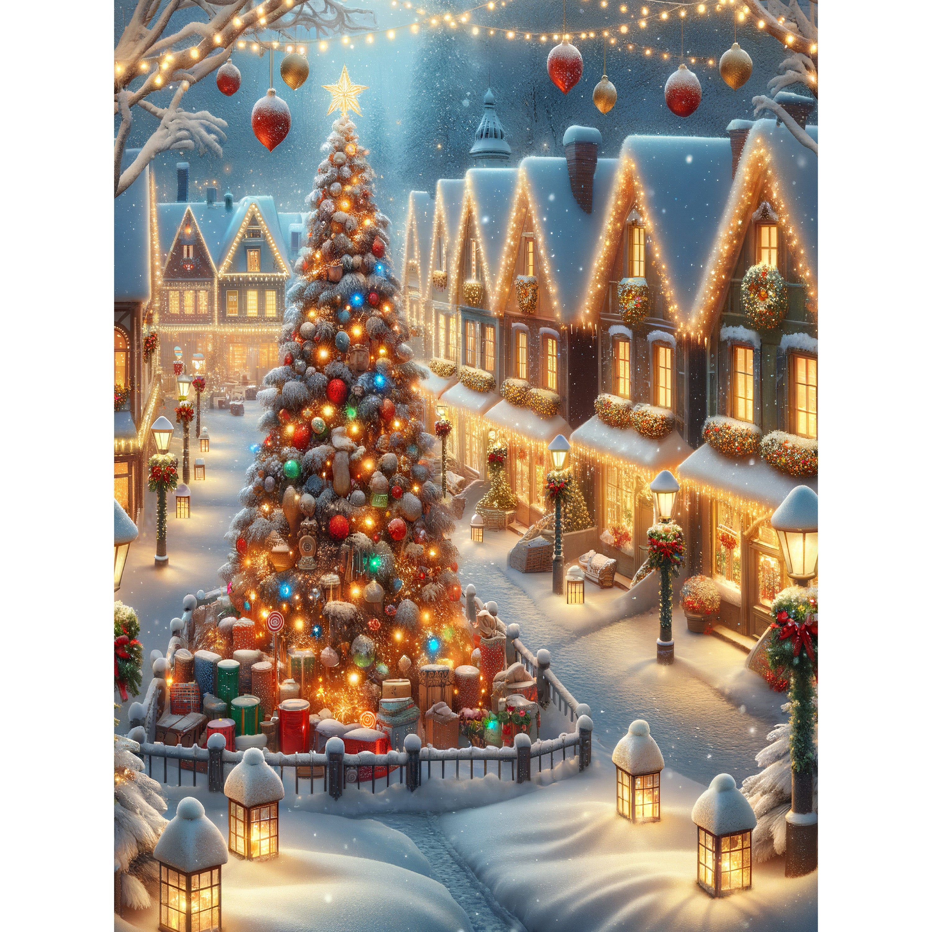 Créer des souvenirs - Sapin de Noël (Kit de puzzle pour fête) (500 pièces)