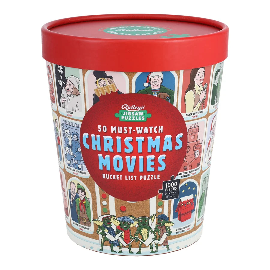 Bucket List - 50 Must-See Christmas Movies (1000pcs)
