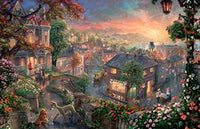 PFG Bag of Lady & The Tramp, Thomas Kinkade (Usage/Used - PUZZLES FOR GOOD)