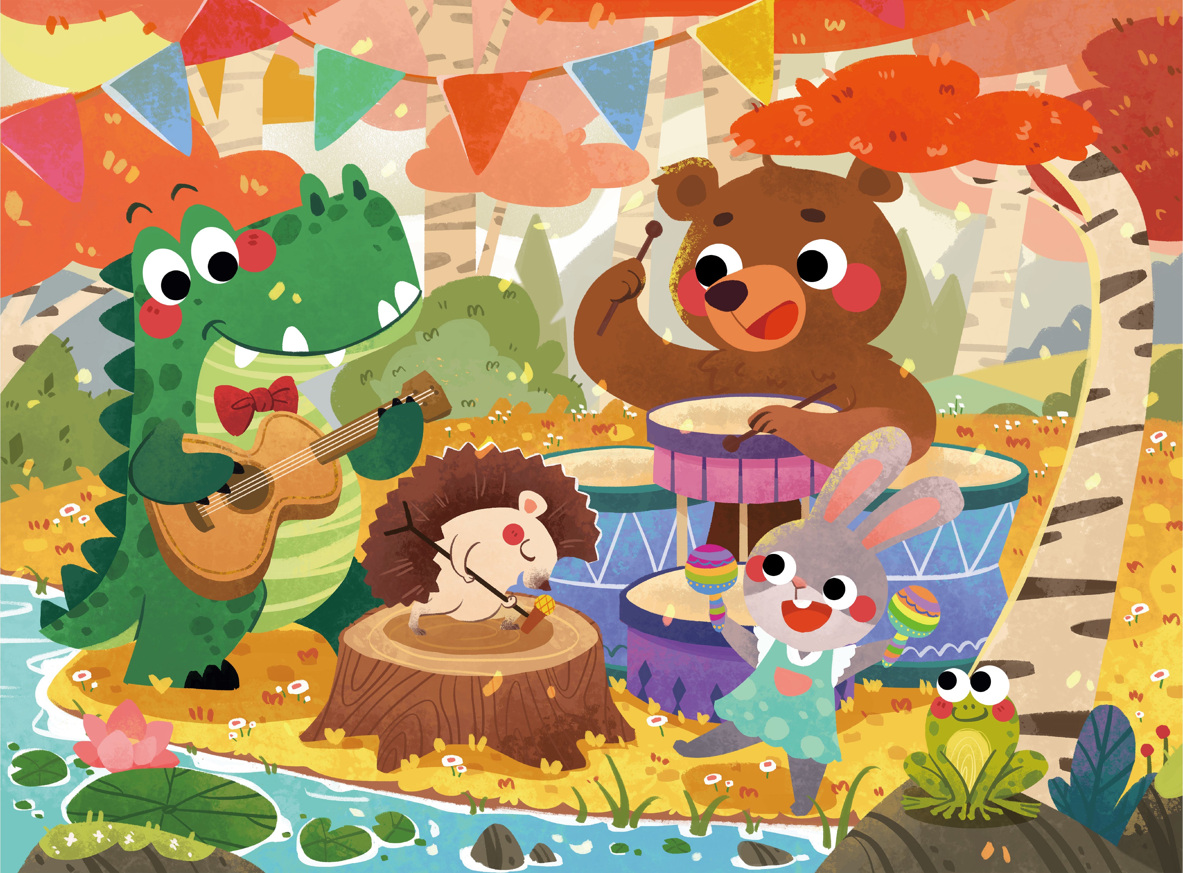 Discovery Puzzle - Forest Party (48pcs)