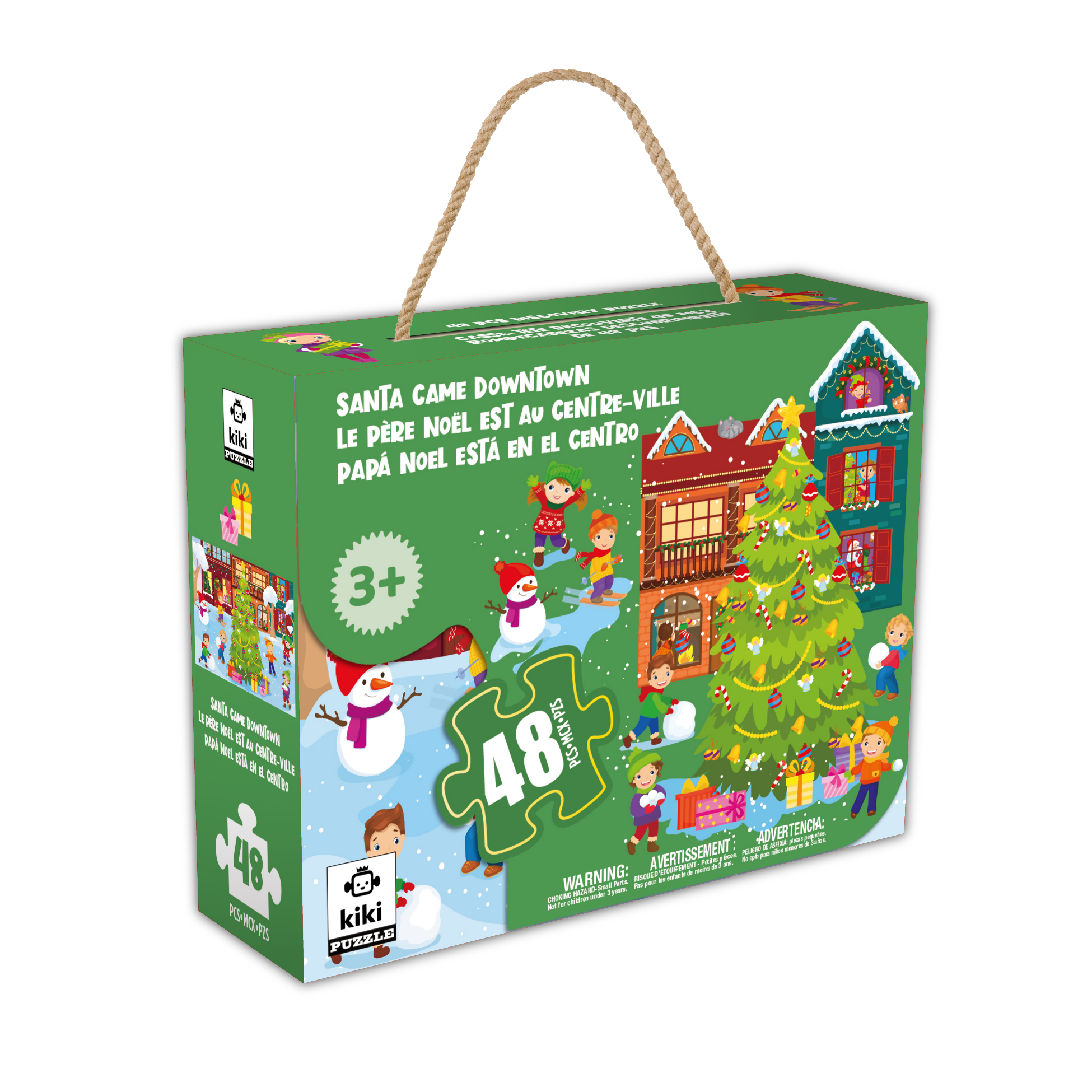 Discovery Puzzle - Santa Came Downtown (48pcs)