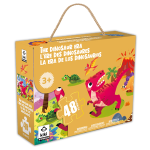 Puzzle Découverte - L'ère des dinosaures (48 pièces)