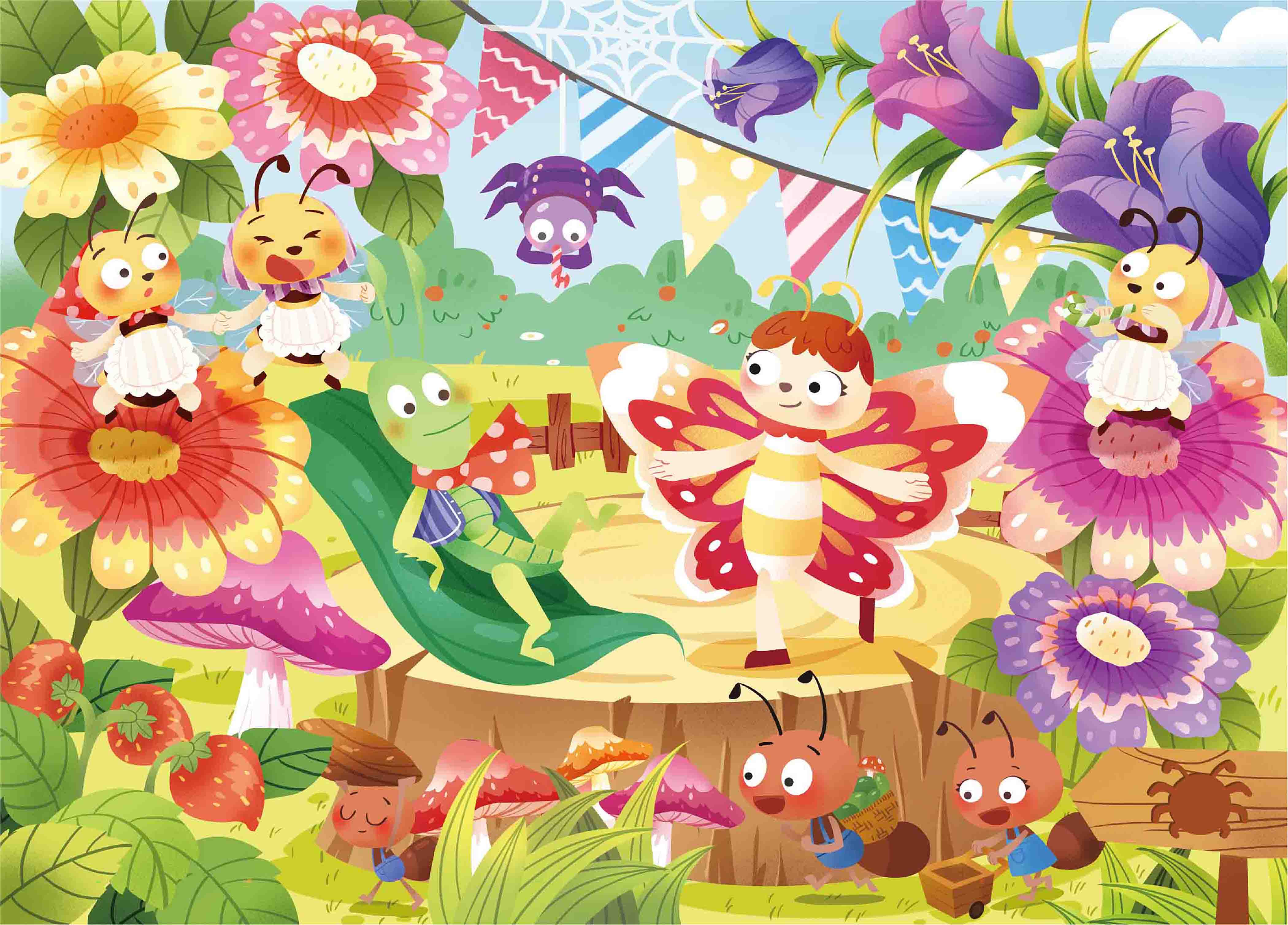 Discovery Puzzle - Insect Party (60pcs)