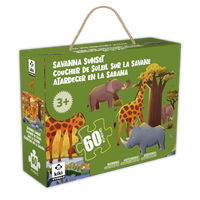 Discovery Puzzle - Savannah Sunset (60pcs)