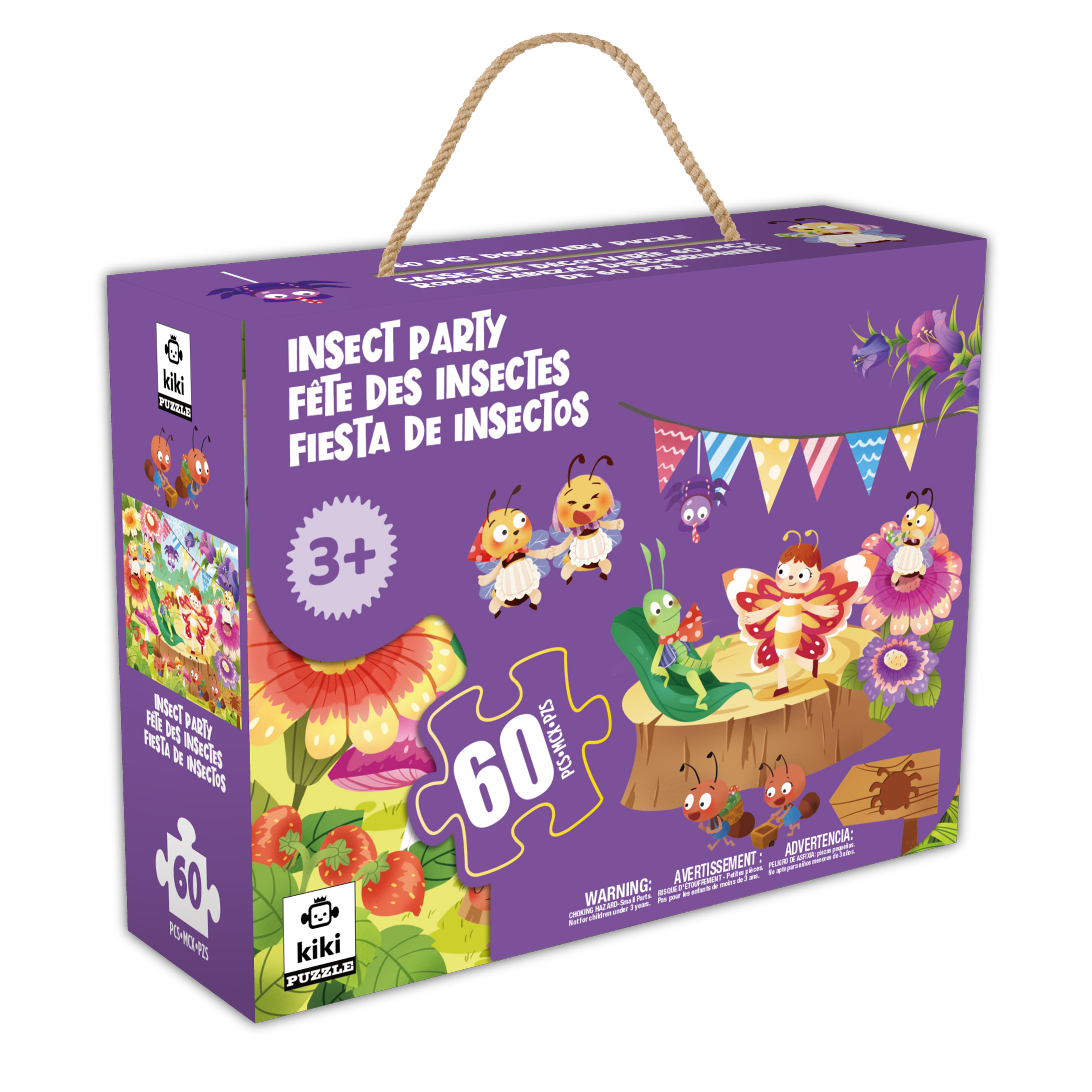 Discovery Puzzle - Insect Party (60pcs)