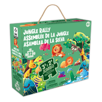 JUMBO Puzzle - Jungle Rally (FLOOR) (72pcs)