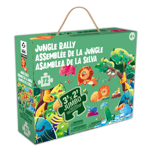 Puzzle JUMBO - Jungle Rally (SOL) (72 pièces)
