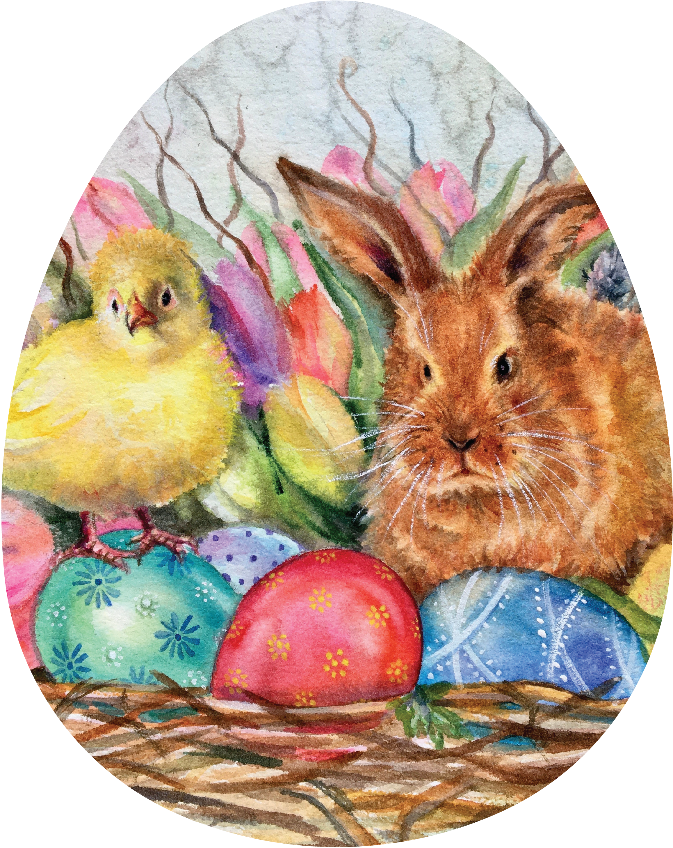 Hoppy Easter - Purple (48pcs)