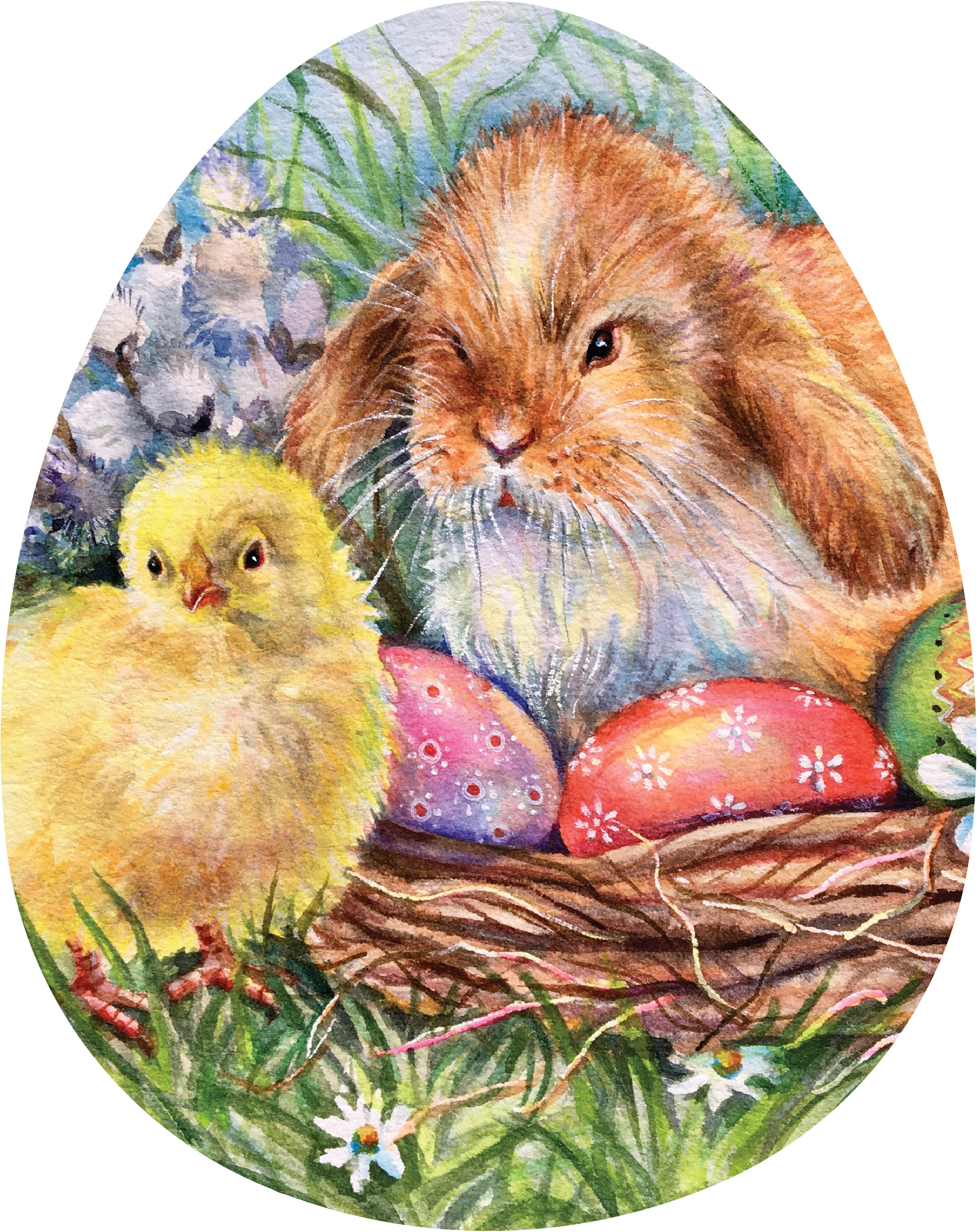 Hoppy Easter - Yellow (48pcs)