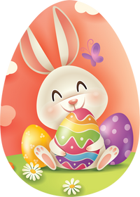 Hoppy Easter - Red (24pcs)