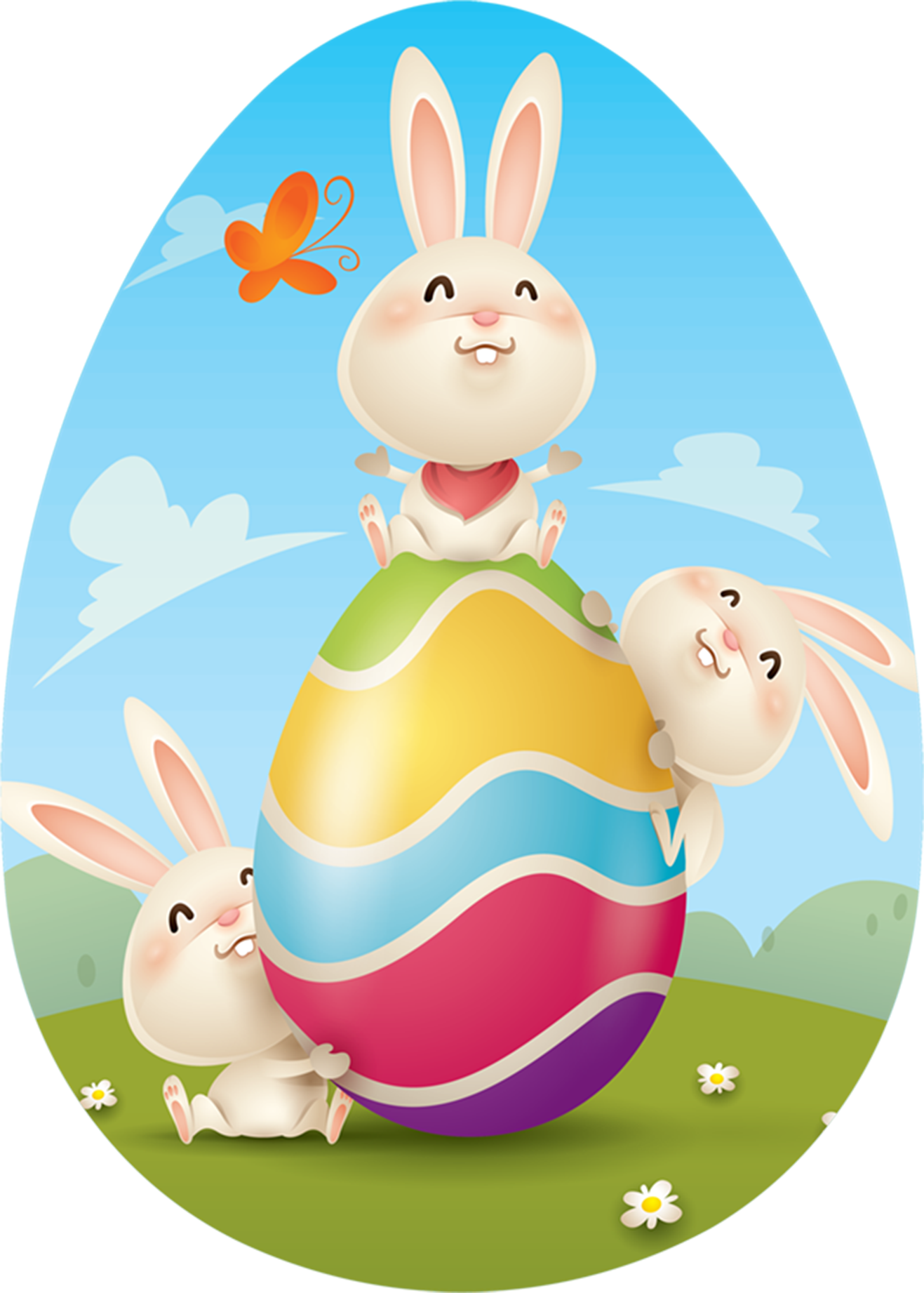 Hoppy Easter - Yellow (24pcs)