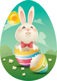 Hoppy Easter - Blue (24pcs)