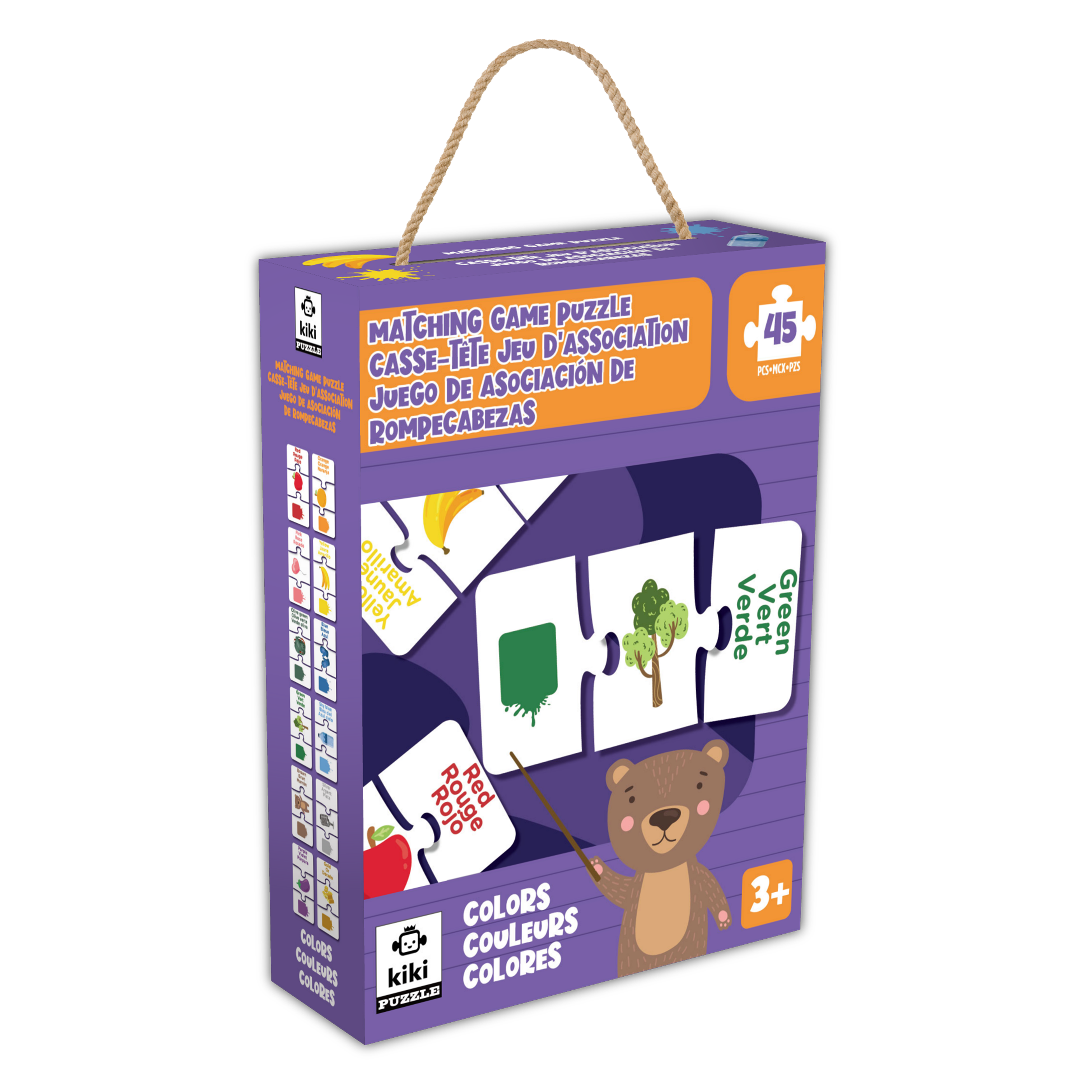 Matching Game Puzzle - Colors (45pcs)